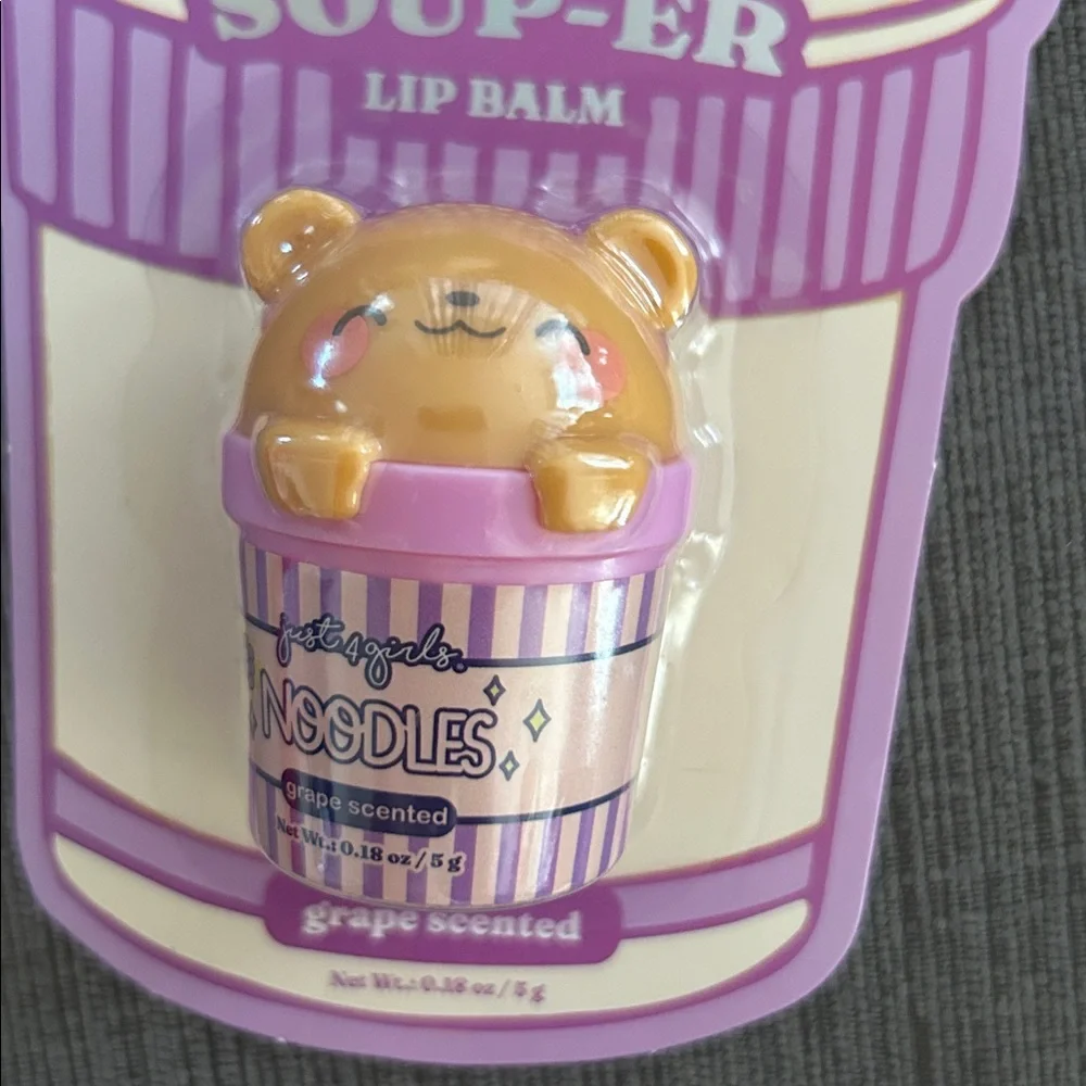 Kawaii Lip Balm | Noodles - You‘re Soup-Er | Grape Scented NEW